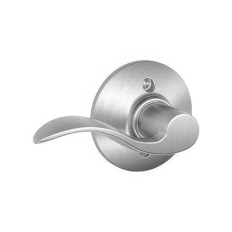Schlage F170ACC626LH satin chrome dummy door lever