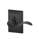 Schlage F170ACC716ADDRH aged bronze dummy door lever