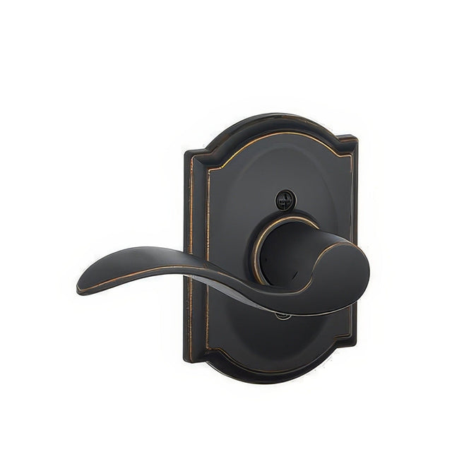 Schlage F170ACC716CAMLH aged bronze dummy door lever