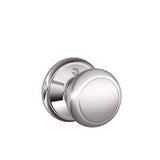 Schlage F170AND625 polished chrome dummy door knob