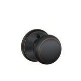 Schlage F170AND716 aged bronze dummy door knob