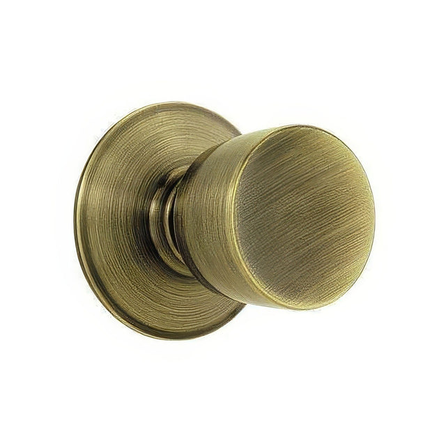 Schlage F170BEL609 antique brass dummy door knob