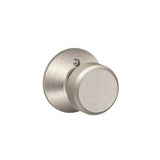 Schlage F170BWE619 satin nickel dummy door knob