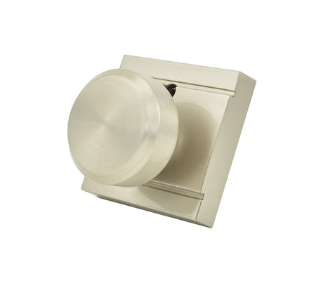 Schlage F170BWE619ULD satin nickel dummy door knob