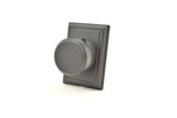 Schlage F170BWE622ADD matte black dummy door knob