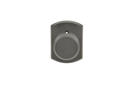 Schlage F170BWE622GRW matte black dummy door knob