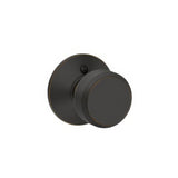 Schlage F170BWE716 aged bronze dummy door knob