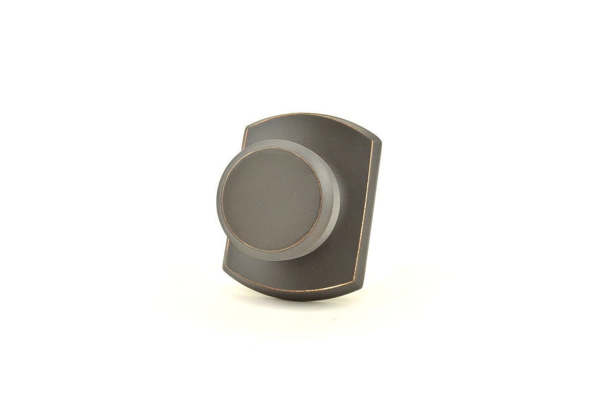 Schlage F170BWE716GRW aged bronze dummy door knob