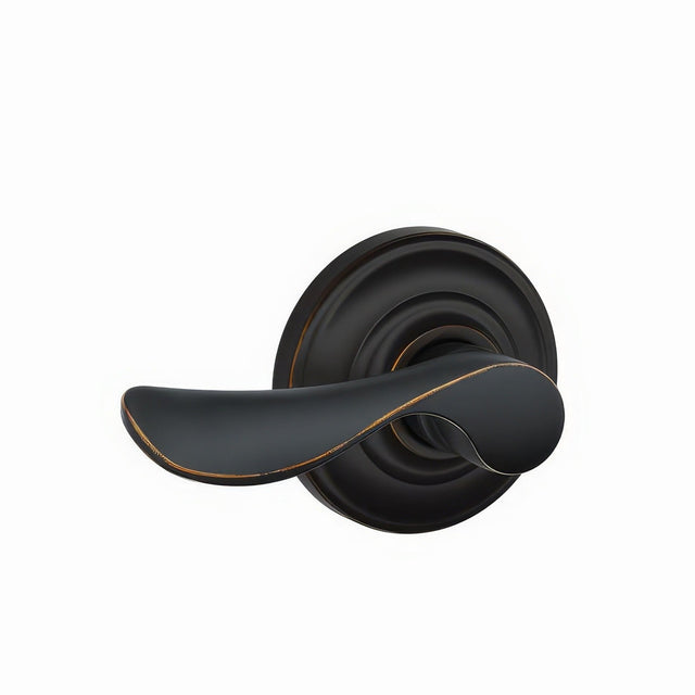 Schlage F170CHP716ANDLH aged bronze dummy door lever
