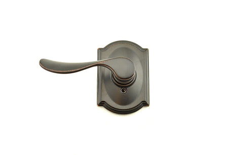 Schlage F170CHP716CAMLH aged bronze dummy door lever