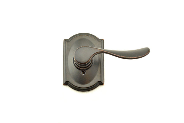 Schlage F170CHP716CAMRH aged bronze dummy door lever