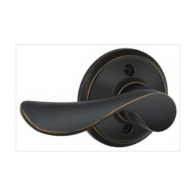 Schlage F170CHP716LH aged bronze dummy door lever