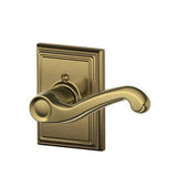 Schlage F170FLA609ADDRH antique brass dummy door lever