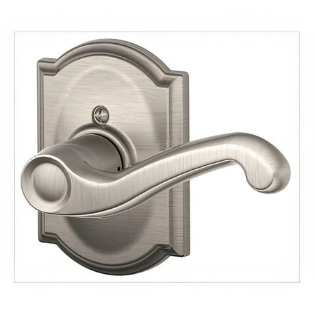 Schlage F170FLA619CAMRH satin nickel dummy door lever