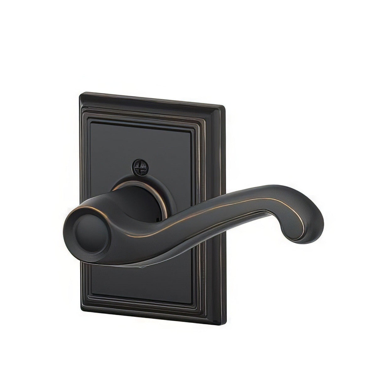 Schlage F170FLA716ADDRH aged bronze dummy door lever