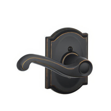 Schlage F170FLA716CAMLH aged bronze dummy door lever