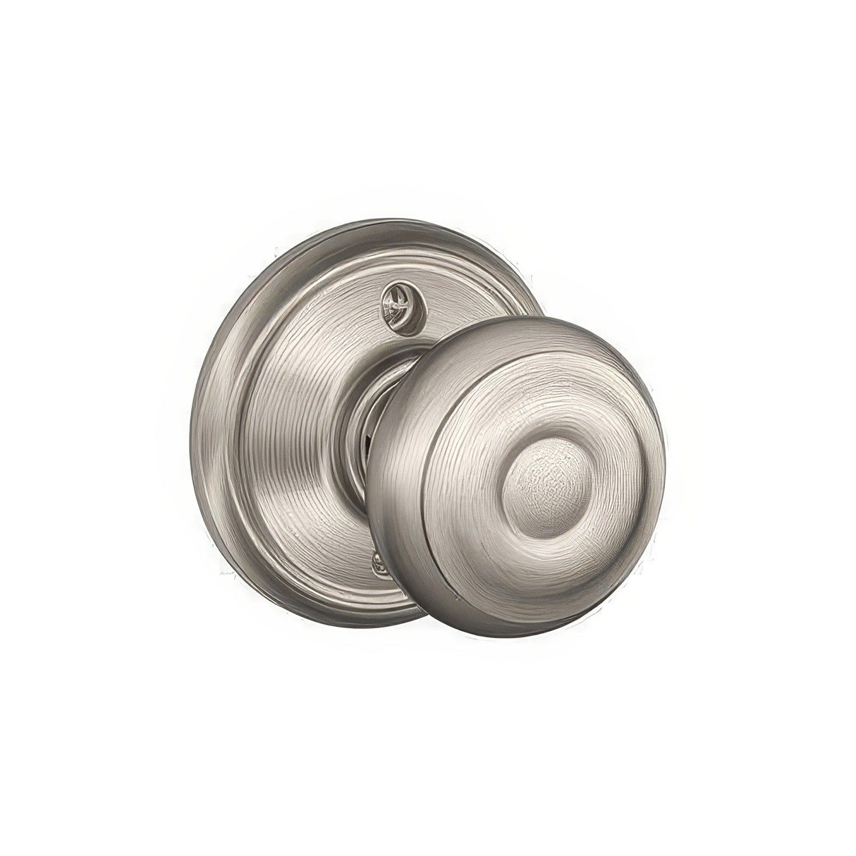 Schlage F170GEO619 satin nickel dummy door knob