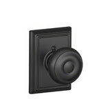 Schlage F170GEO622ADD matte black dummy door knob