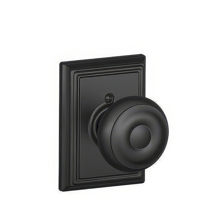 Schlage F170GEO622ADD matte black dummy door knob
