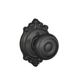 Schlage F170GEO622BRK matte black dummy door knob