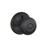 Schlage F170GEO716 aged bronze dummy door knob