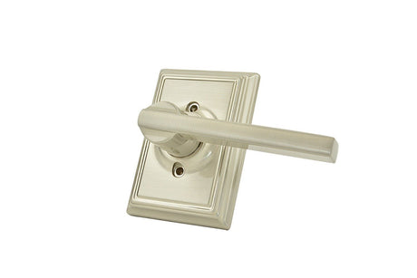 Schlage F170LAT619ADD satin nickel dummy door lever