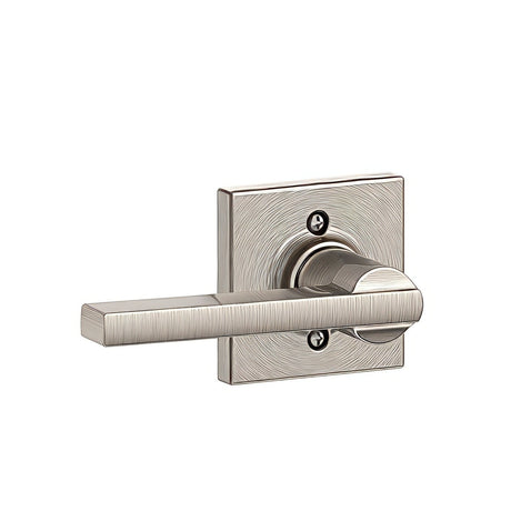 Schlage F170LAT619COL satin nickel dummy door lever