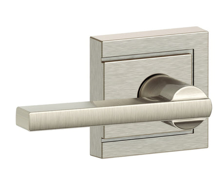 Schlage F170LAT619ULD satin nickel dummy door lever