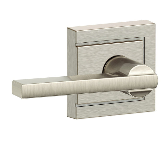 Schlage F170LAT619ULD satin nickel dummy door lever
