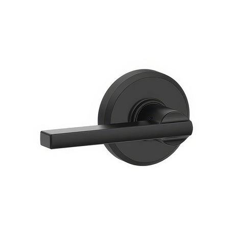 Schlage F170LAT622GSN matte black dummy door lever