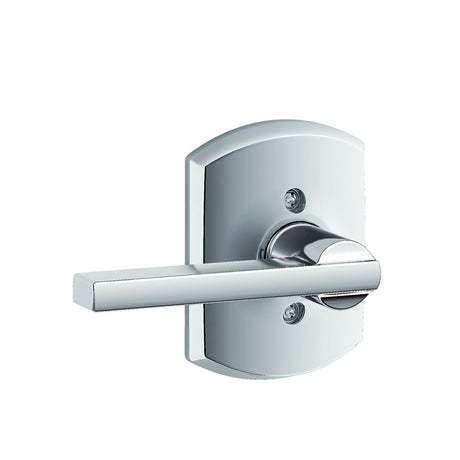 Schlage F170LAT625GRW bright chrome dummy door lever