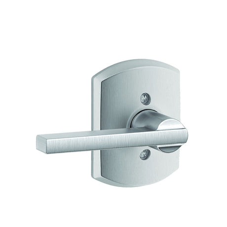 Schlage F170LAT626GRW satin chrome dummy door lever