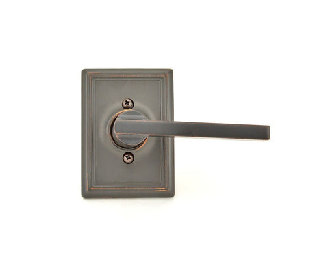 Schlage F170LAT716ADD aged bronze dummy door lever