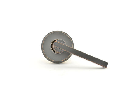 Schlage F170LAT716GSN aged bronze dummy door lever