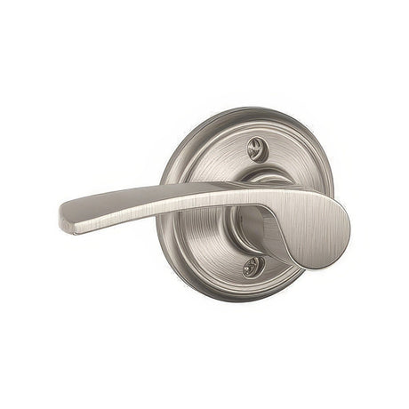 Schlage F170MER619LH satin nickel dummy door lever