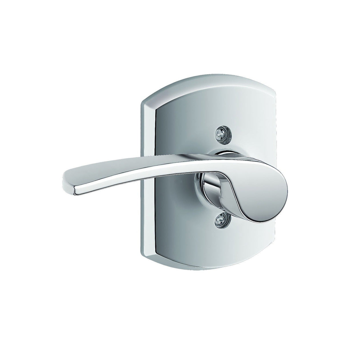 Schlage F170MER625GRWLH bright chrome dummy door lever