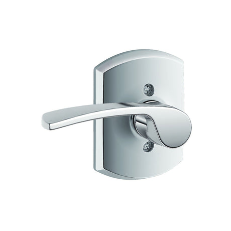 Schlage F170MER625GRWLH bright chrome dummy door lever