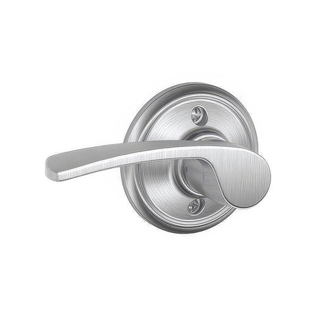 Schlage F170MER626LH satin chrome dummy door lever