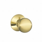 Schlage F170ORB605 polished brass dummy door knob