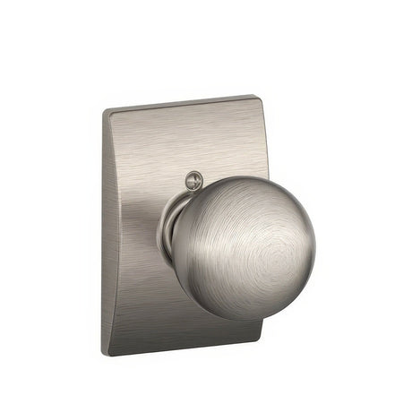Schlage F170ORB619CEN satin nickel dummy door knob