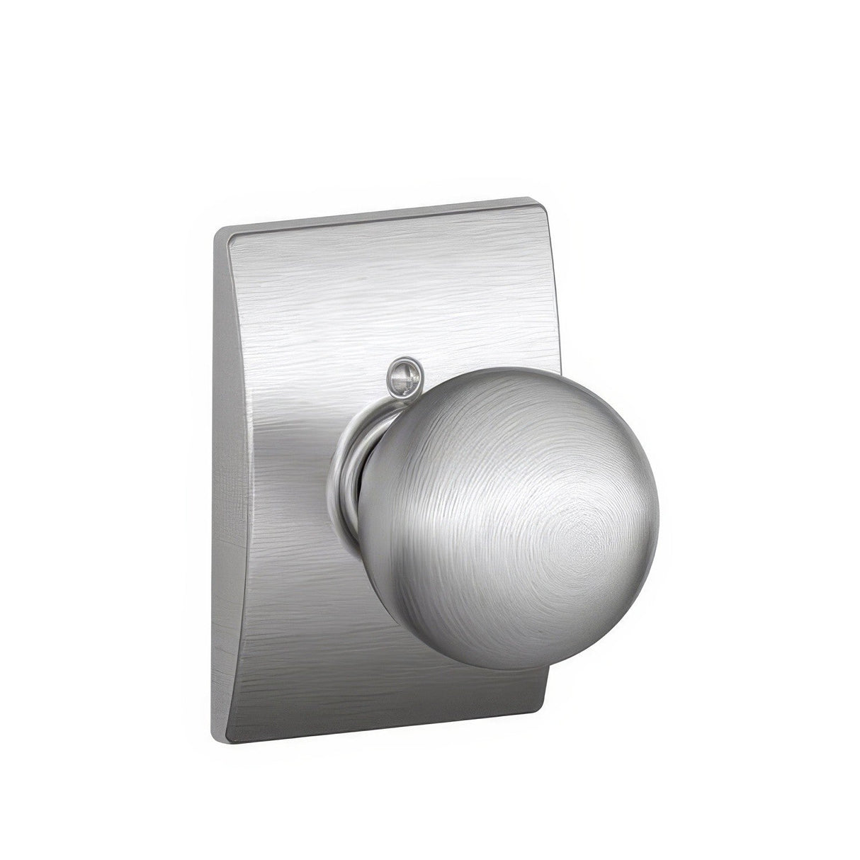Schlage F170ORB626CEN satin chrome dummy door knob