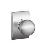 Schlage F170ORB626CEN satin chrome dummy door knob