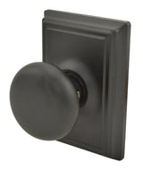 Schlage F170PLY622ADD matte black dummy door knob