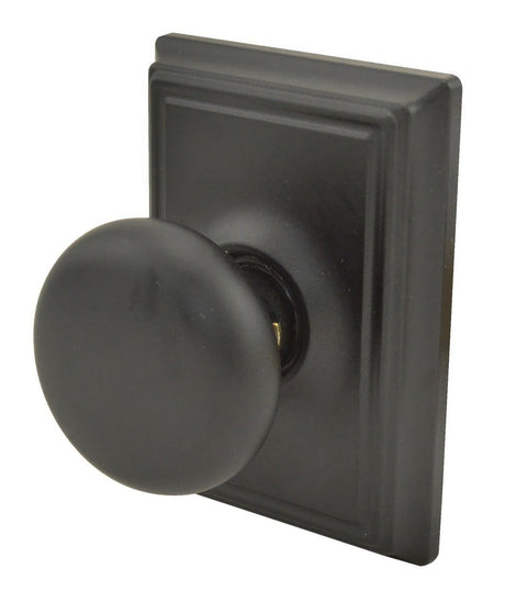 Schlage F170PLY622ADD matte black dummy door knob