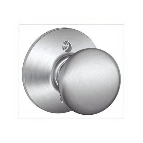 Schlage F170PLY626 satin chrome dummy door knob