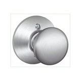 Schlage F170PLY626 satin chrome dummy door knob