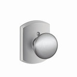 Schlage F170PLY626GRW bright chrome dummy door knob