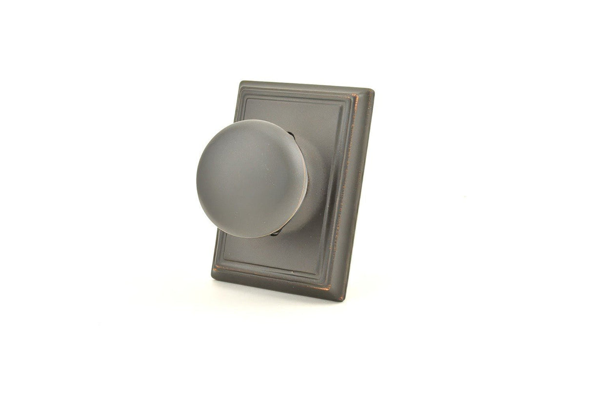 Schlage F170PLY716ADD aged bronze dummy door knob