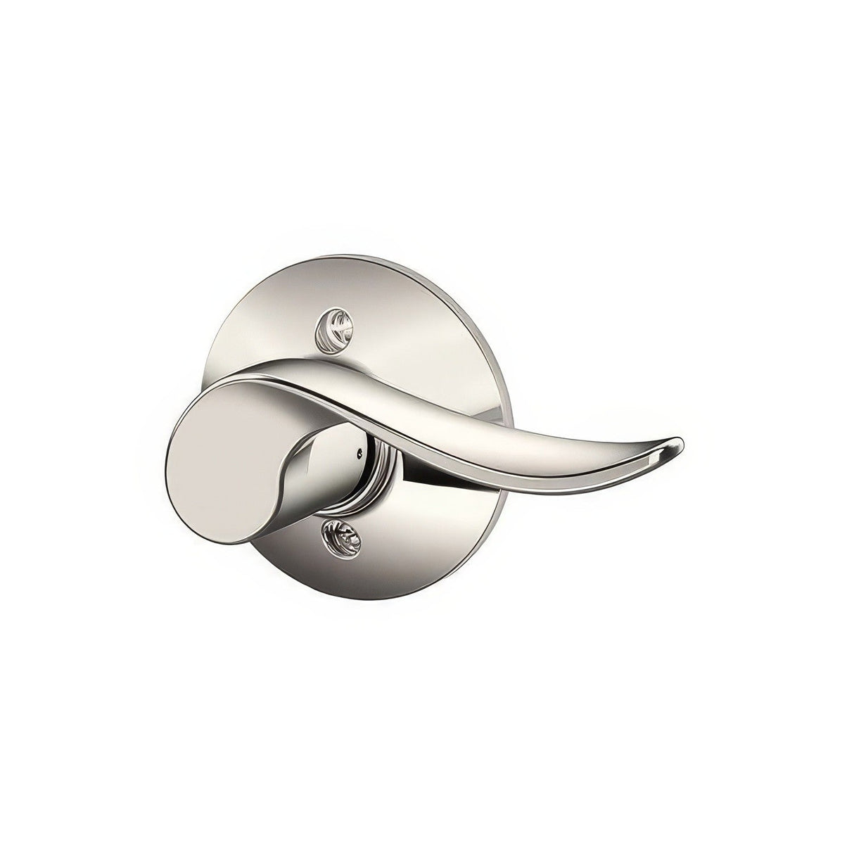 Schlage F170SAC618RH bright nickel dummy door lever