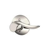 Schlage F170SAC618RH bright nickel dummy door lever